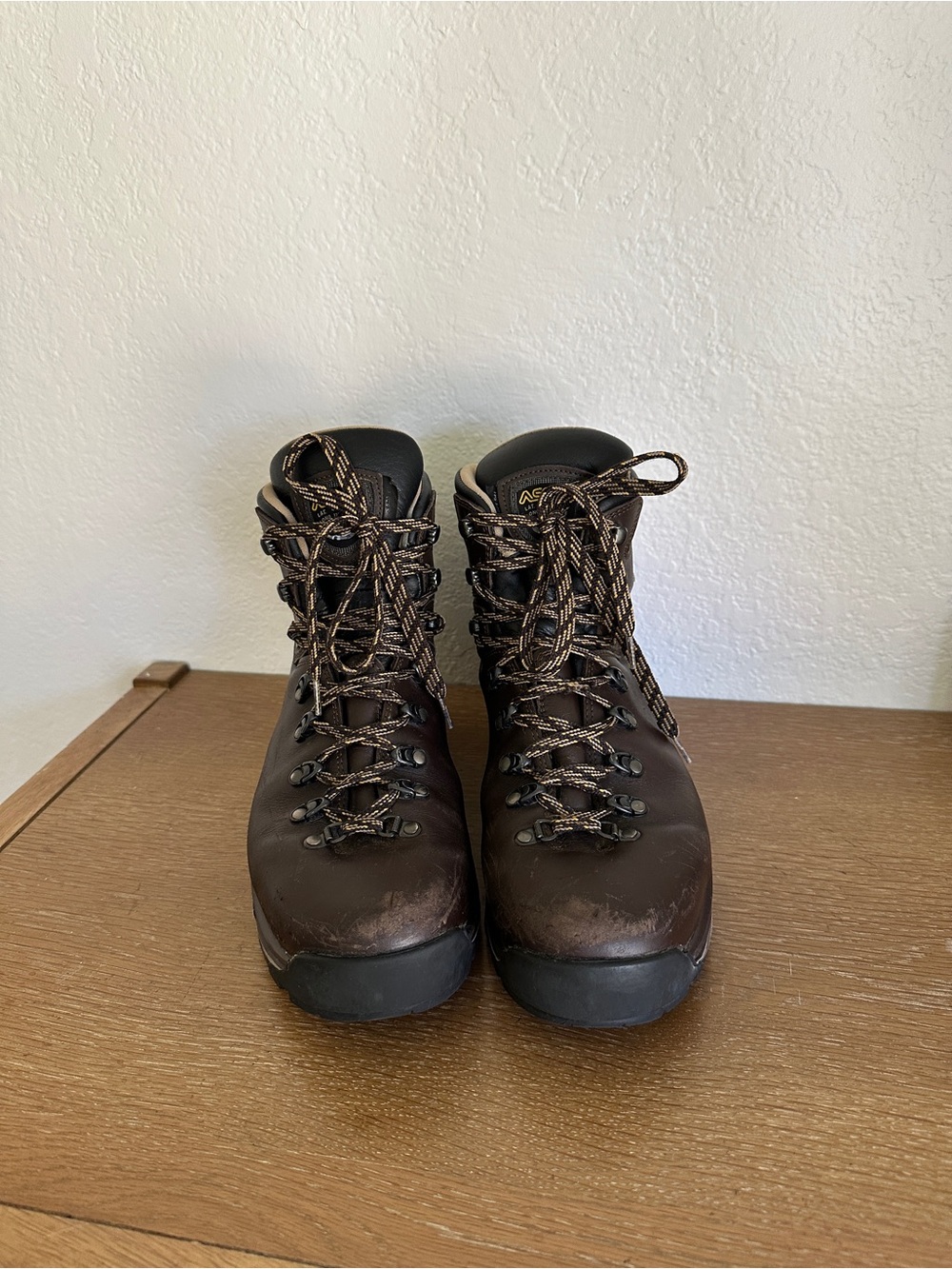Asolo TPS 520 GV Vibram Backpacking Boot Brown Leather Hiking Boots US 12